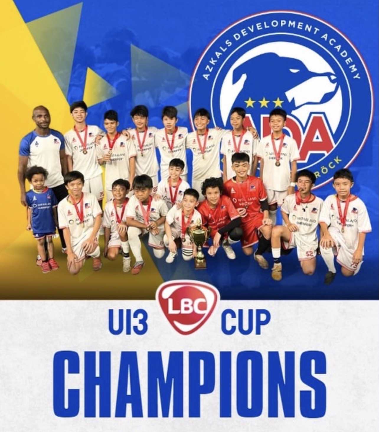 U13 LBC Cup Champions